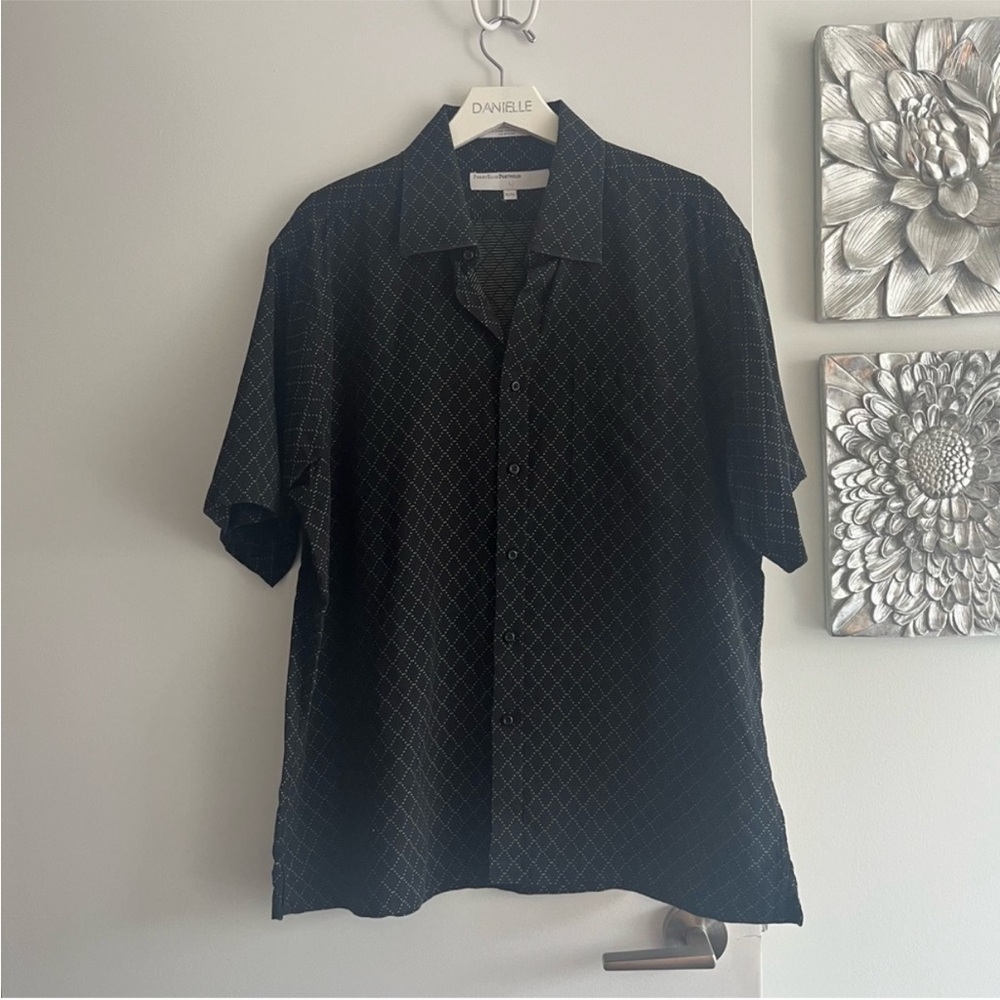 PERRY ELLIS PORTFOLIO Short Sleeve Button Down